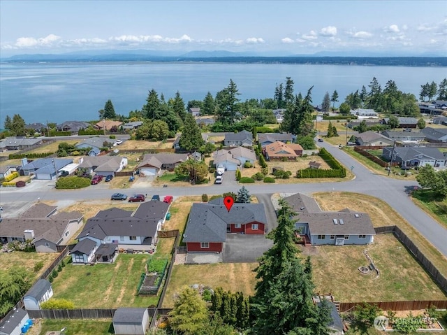 1890 Edgewood Dr, Camano Island, WA 98282 - aerial view of residential area with a nearby body of water