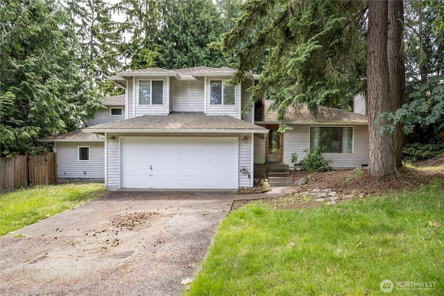 20713 NE 44th St, Sammamish, WA 98074 - view of front facade featuring driveway and a garage
