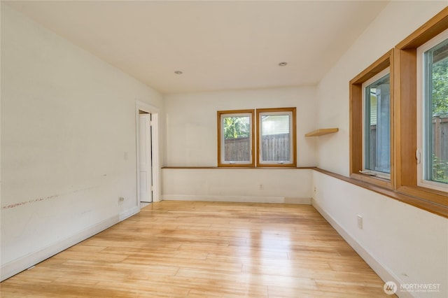 20713 NE 44th St, Sammamish, WA 98074 - spare room with light wood-style flooring and recessed lighting