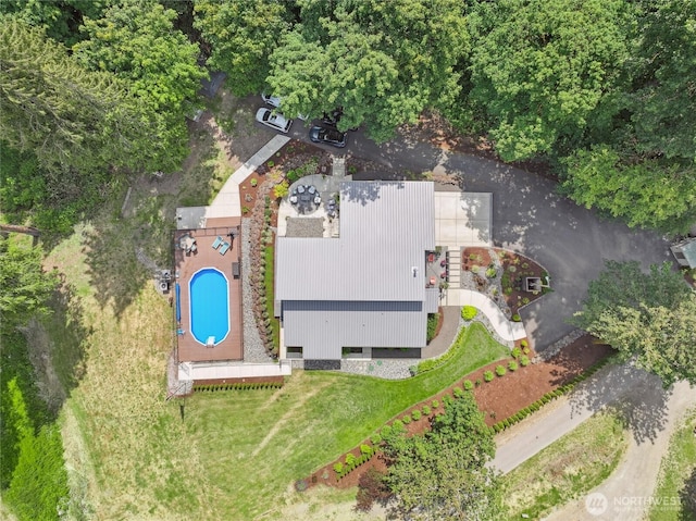 30005 NE 12th Ct, Ridgefield, WA 98642 - drone / aerial view of a pool