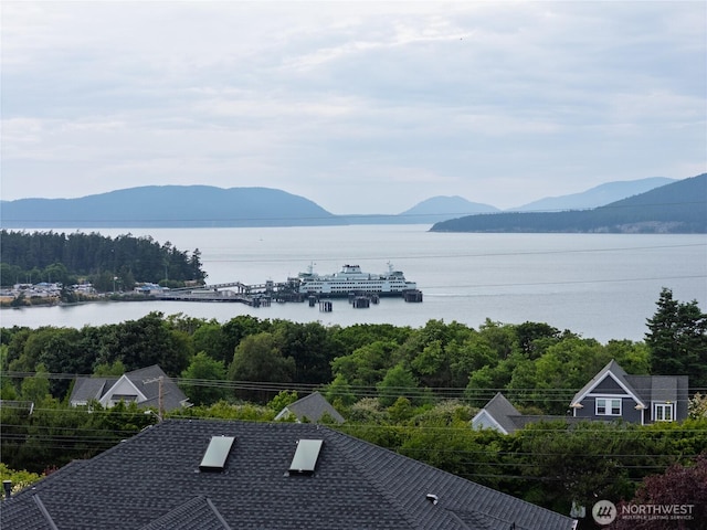 4607 Camano Pl, Anacortes, WA 98221 - view of mountain background with a nearby body of water