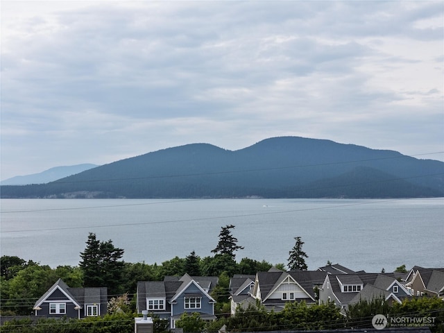 4607 Camano Pl, Anacortes, WA 98221 - view of mountain background featuring a nearby body of water