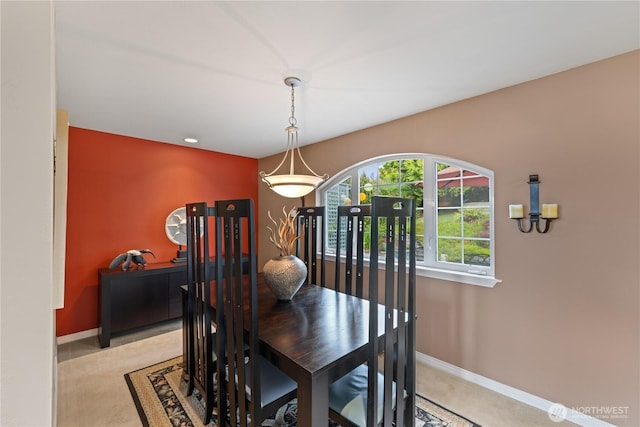 4607 Camano Pl, Anacortes, WA 98221 - dining space with light carpet and baseboards