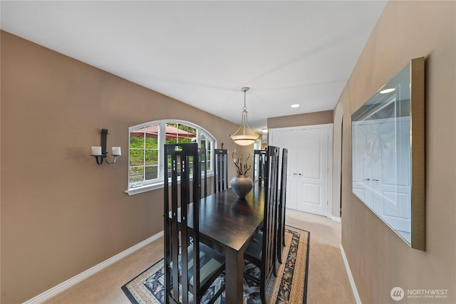 4607 Camano Pl, Anacortes, WA 98221 - dining area featuring light carpet