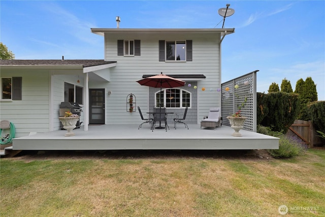4607 Camano Pl, Anacortes, WA 98221 - rear view of property with a deck