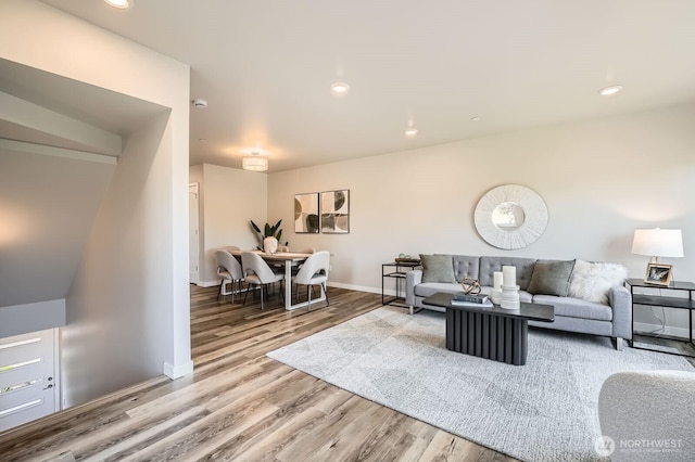 1823 SW 96th Ln, Seattle, WA 98106 - living area with wood finished floors and recessed lighting