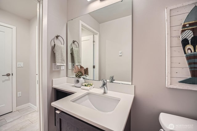 1823 SW 96th Ln, Seattle, WA 98106 - bathroom featuring vanity and wood finished floors