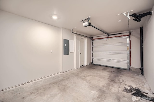 1823 SW 96th Ln, Seattle, WA 98106 - garage with electric panel and a garage door opener