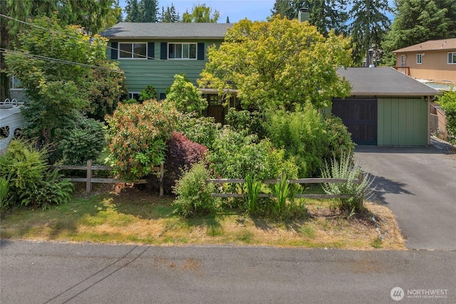 7818 185th Pl SW, Edmonds, WA 98026 - view of property hidden behind natural elements with asphalt driveway