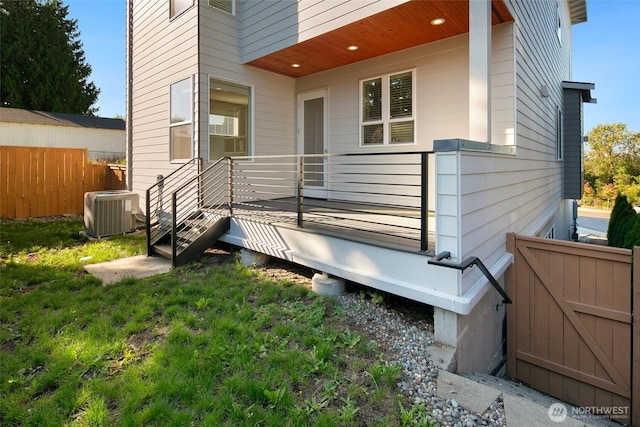 11838 79th Ave S, Seattle, WA 98178 - property entrance with a deck
