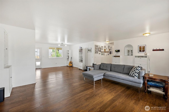 1815 181st St E, Spanaway, WA 98387 - living room with wood finished floors