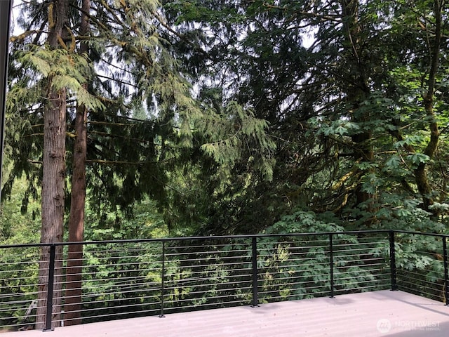 15 Sudden Valley Dr, Bellingham, WA 98229 - deck with a view of trees