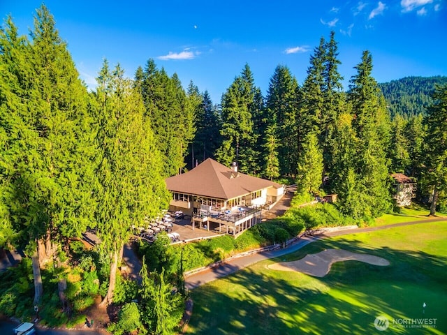 15 Sudden Valley Dr, Bellingham, WA 98229 - view of subject property with a heavily wooded area