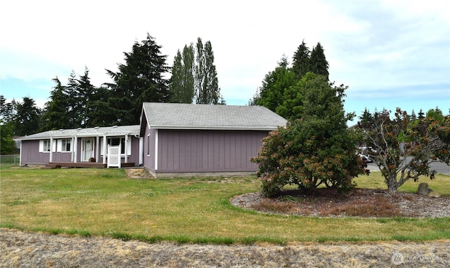 81 Ridge Pl, Sequim, WA 98382 - view of front of home with a front yard and covered porch