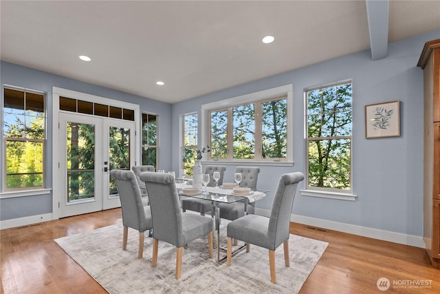 1 Valley View Cir, Bellingham, WA 98229 - dining space with recessed lighting and light wood-style flooring