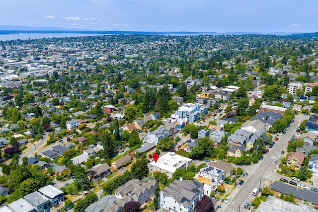 303 N 44th St Unit 105, Seattle, WA 98103 - aerial view of property and surrounding area