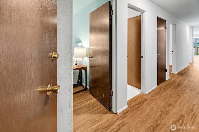 303 N 44th St Unit 105, Seattle, WA 98103 - corridor featuring wood finished floors and baseboards