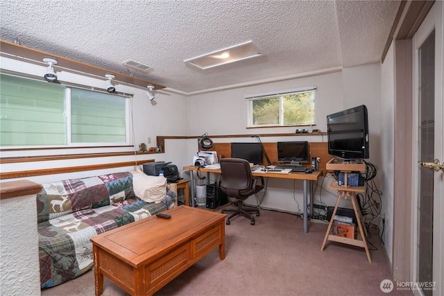 3701N Whitman St, Tacoma, WA 98407 - office space featuring a textured ceiling and carpet