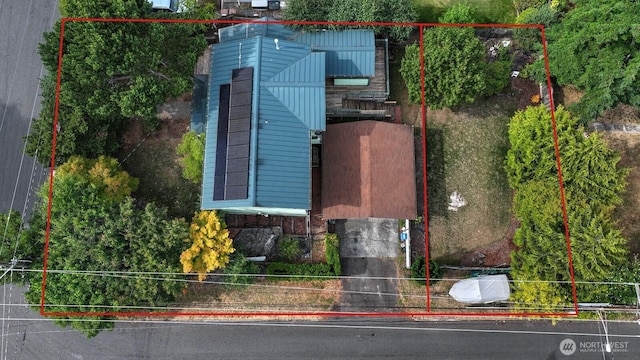 3701N Whitman St, Tacoma, WA 98407 - aerial view of property's location with property boundaries highlighted
