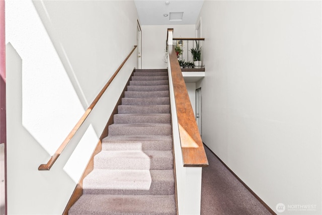 17529 151st Ave SE Unit 7-11, Renton, WA 98058 - staircase featuring baseboards