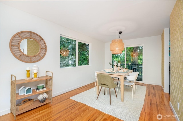 2329 NE 103rd St, Seattle, WA 98125 - dining area with wood finished floors and baseboards