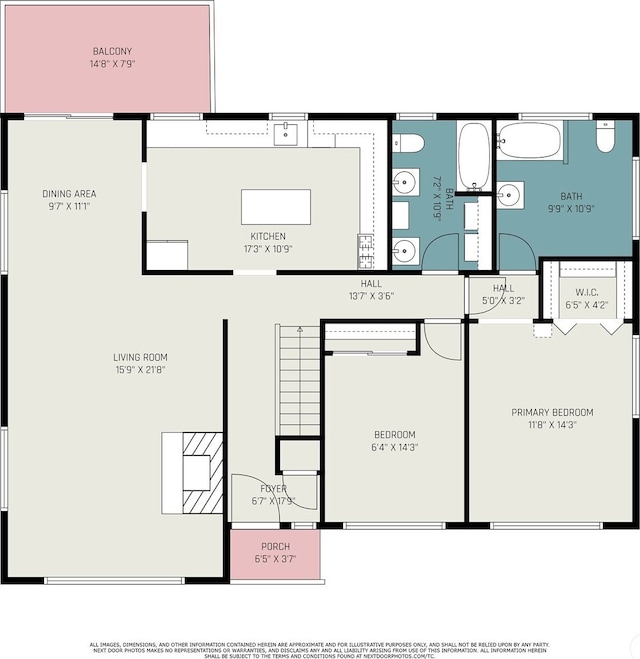 2329 NE 103rd St, Seattle, WA 98125 - view of floor plan / room layout