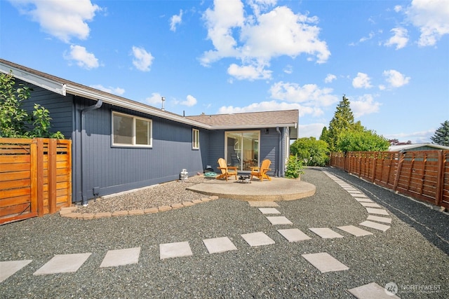 6084 Summit View Pl, Ferndale, WA 98248 - rear view of house featuring a patio area and a fenced backyard