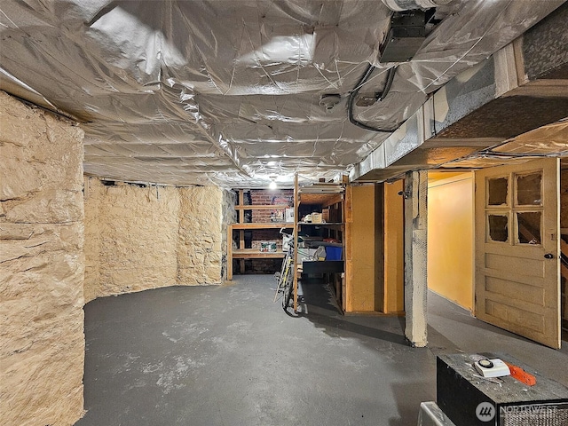 1222 N 4th St, Tacoma, WA 98403 - view of unfinished basement