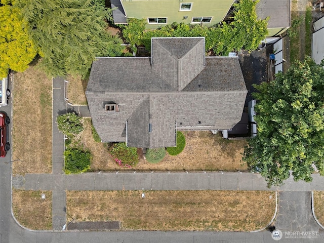 1222 N 4th St, Tacoma, WA 98403 - view from above of property