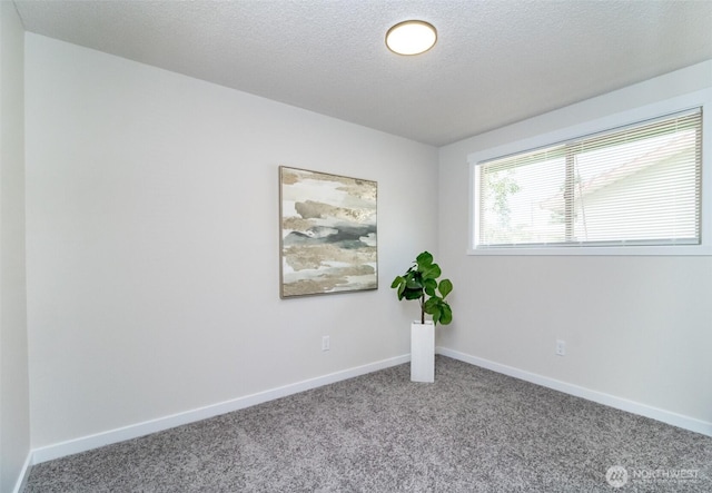1626 E 59th St, Tacoma, WA 98404 - carpeted spare room with baseboards and a textured ceiling