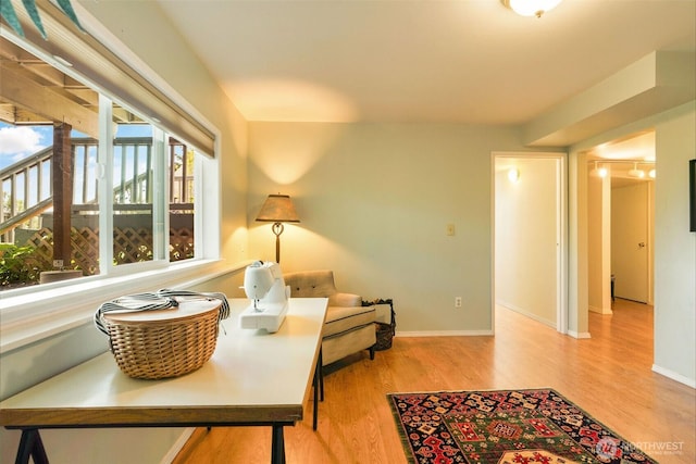 27727 94th Ave SW, Vashon, WA 98070 - living area featuring light wood-type flooring and baseboards