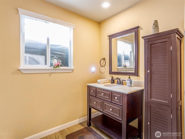 6725 Husky Way SE, Olympia, WA 98503 - bathroom with vanity and wood finished floors