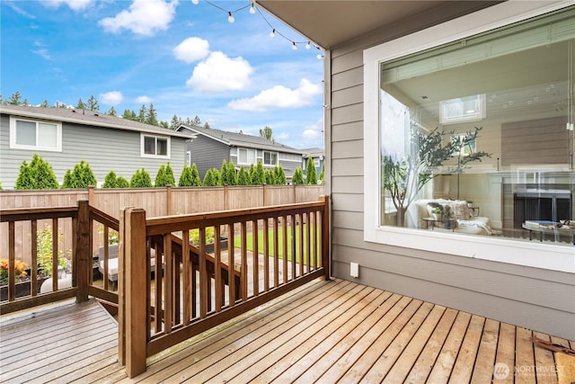 23228 SE 50th St, Issaquah, WA 98029 - wooden deck featuring a residential view