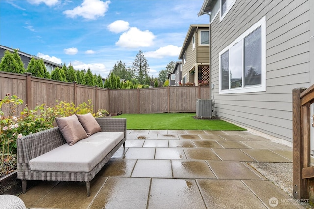 23228 SE 50th St, Issaquah, WA 98029 - fenced backyard with a patio and an outdoor living space