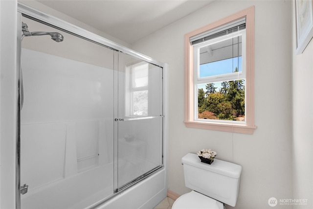 3607 Walthew Dr SE, Lacey, WA 98503 - full bathroom with plenty of natural light and enclosed tub / shower combo