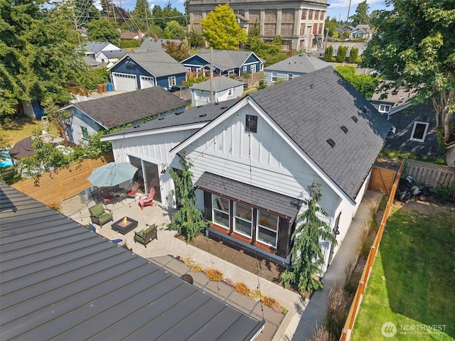 3705 N 18th St, Tacoma, WA 98406 - aerial perspective of suburban area