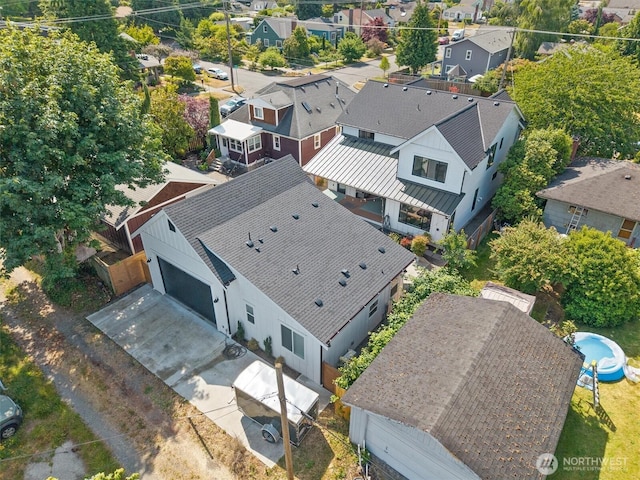 3705 N 18th St, Tacoma, WA 98406 - aerial perspective of suburban area