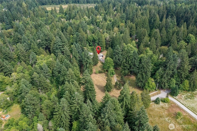 9540 El Camino Ln SE, Yelm, WA 98597 - view of property location with a heavily wooded area
