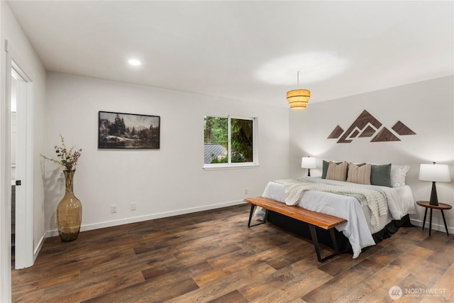28 Lost Lake Ln, Bellingham, WA 98229 - bedroom featuring dark wood-type flooring and recessed lighting