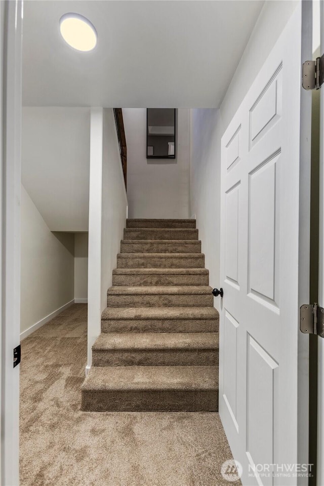 28 Lost Lake Ln, Bellingham, WA 98229 - stairway with carpet flooring and baseboards