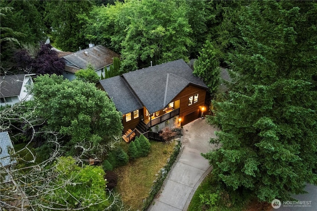 28 Lost Lake Ln, Bellingham, WA 98229 - aerial view of property and surrounding area