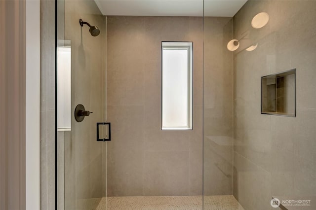 5427 25th Ave SW, Seattle, WA 98106 - bathroom featuring a shower stall