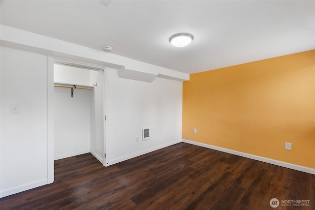 212 Euclid Ave, Shelton, WA 98584 - unfurnished bedroom with wood finished floors and a closet