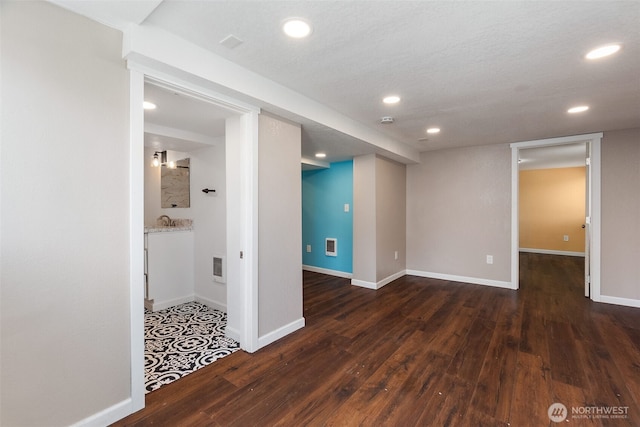 212 Euclid Ave, Shelton, WA 98584 - spare room featuring hardwood / wood-style floors and recessed lighting