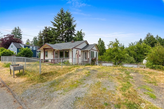 212 Euclid Ave, Shelton, WA 98584 - view of front facade with a garden and covered porch