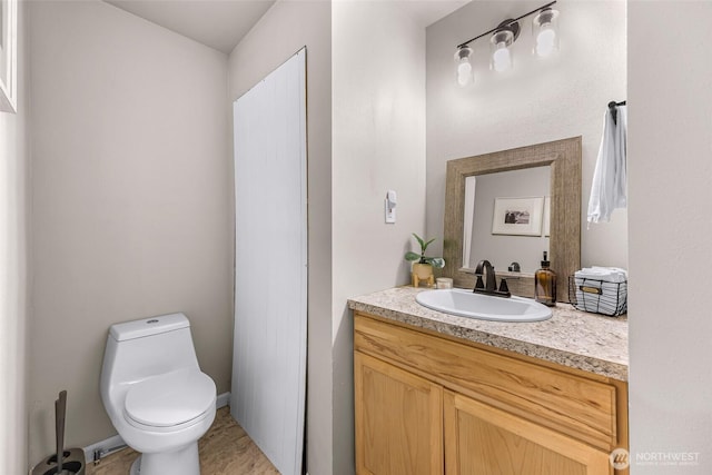 2927 Youngs Rd, Custer, WA 98240 - half bathroom with vanity and toilet