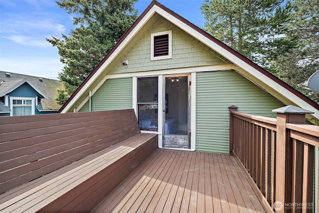 734 N 75th St, Seattle, WA 98103 - view of wooden deck