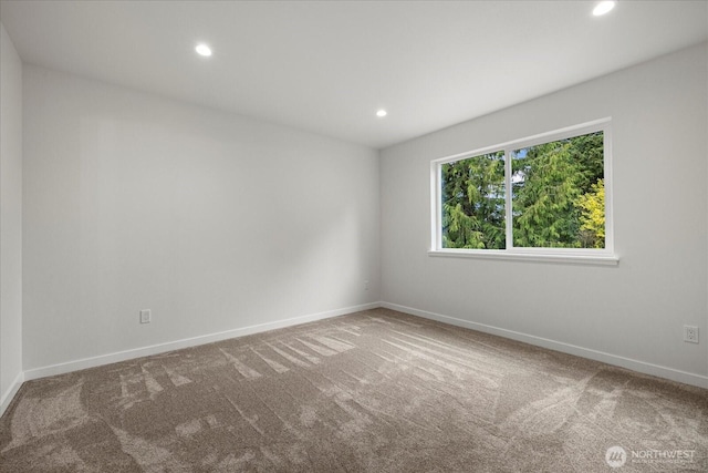 4955 Henley St, Blaine, WA 98230 - unfurnished room with carpet and recessed lighting