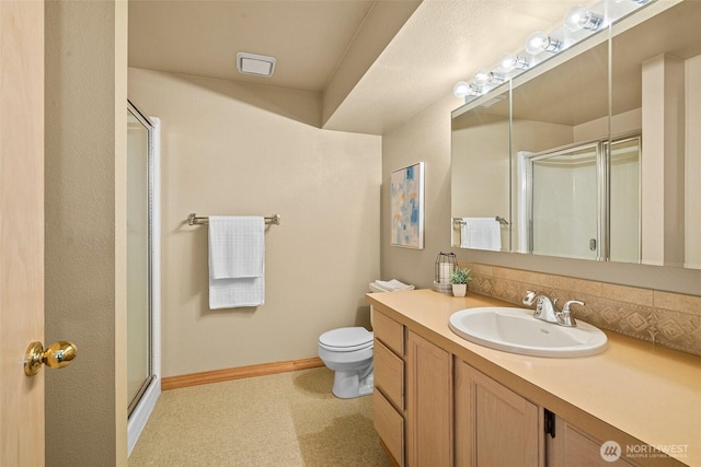 15120 61st St E, Sumner, WA 98390 - bathroom featuring a shower stall and vanity