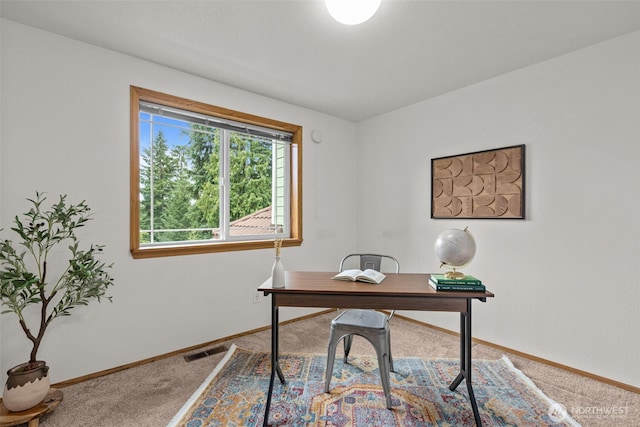 1802 Zephyr Ln NW, Silverdale, WA 98383 - office area featuring carpet flooring and baseboards